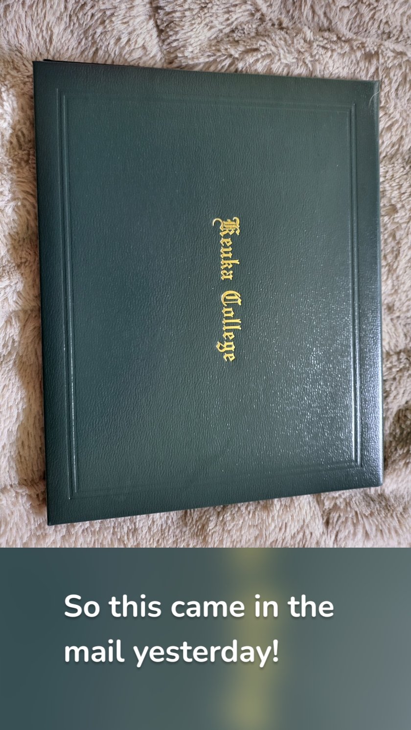 So this came in the mail yesterday! 