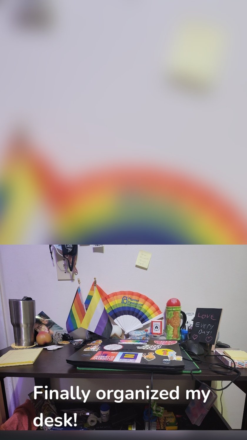 Finally organized my desk!